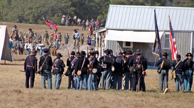 Civil War re-enactment