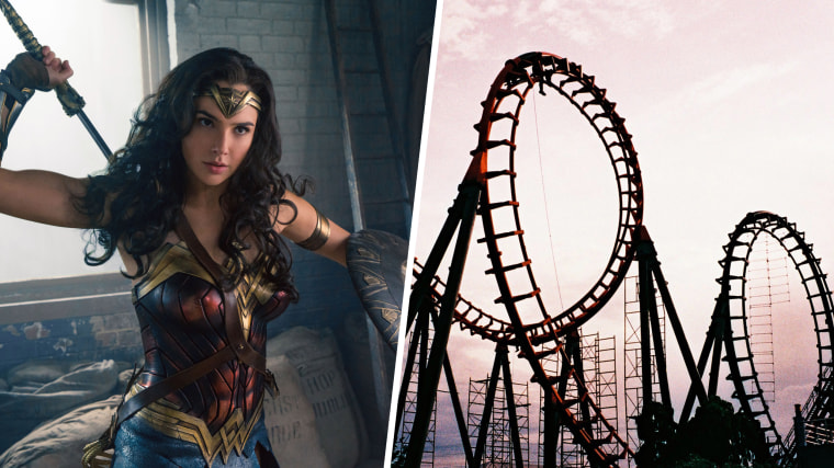 Wonder Woman single rail roller coaster to open at Six Flags