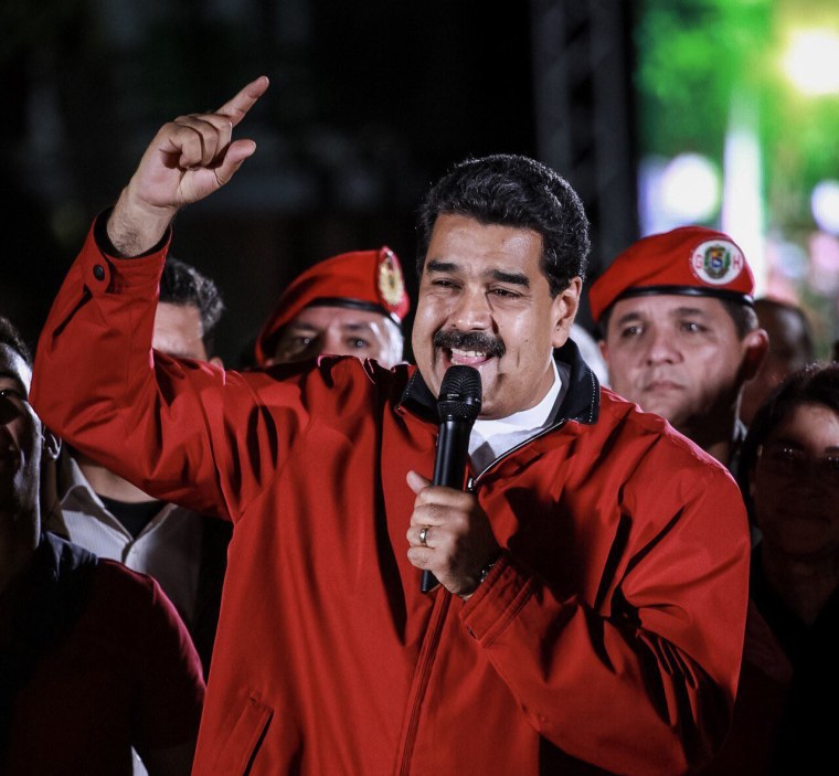 Image: Maduro celebrates Constituent Assembly election results