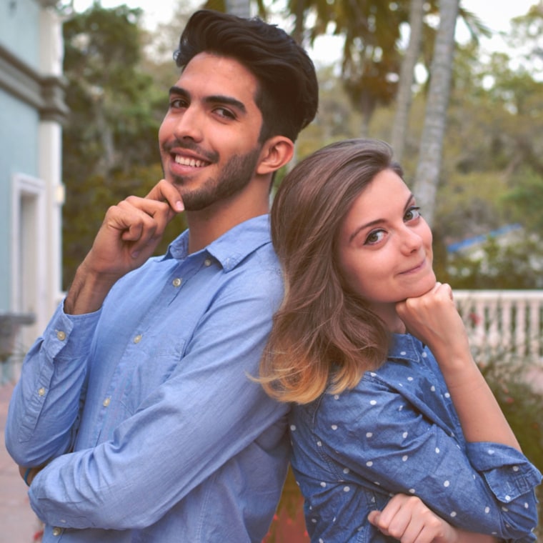 Esteban Bravo (left) and Beth David