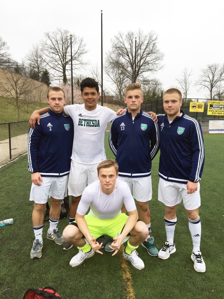 Image: Lizandro With Soccer Team