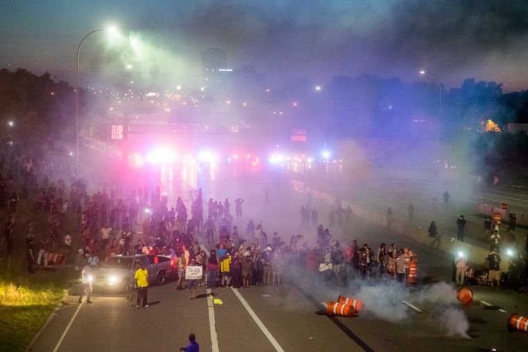 Image: Black Lives Matter Protesters in St. Paul Shut Down I-94