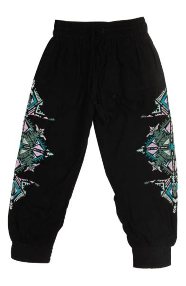 BOWIE X JAMES Running Deer Embroidered Pants