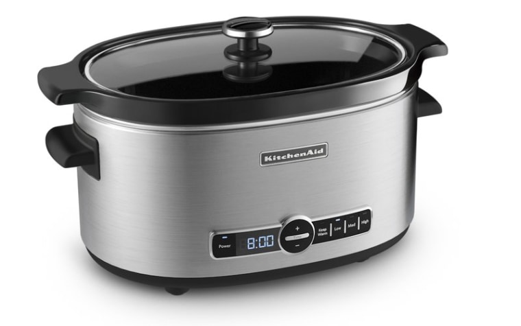 Best Buy: Elite Gourmet 1.5Qt. Mini Slow Cooker Stainless steel MST-250XS