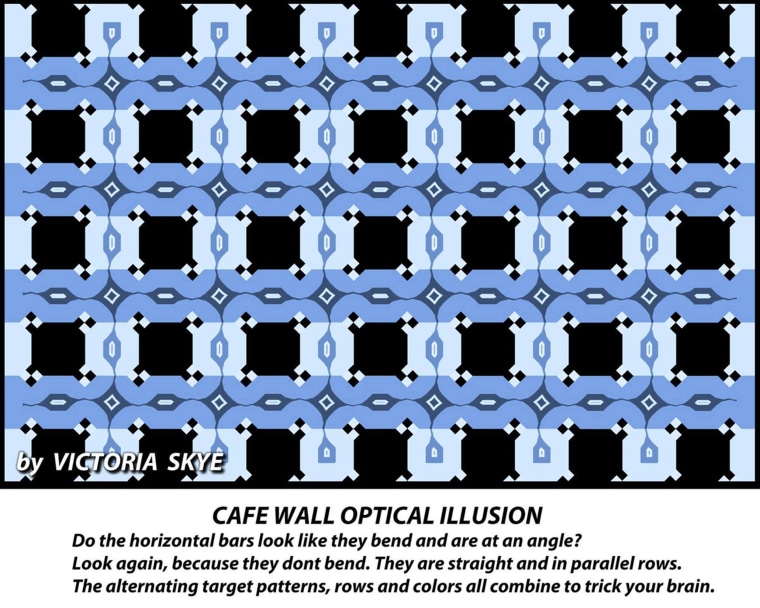 This Cafe Wall optical illusion will have you wondering why you