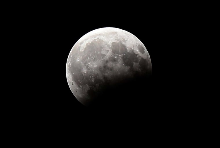 Image: Partial Lunar Eclipse