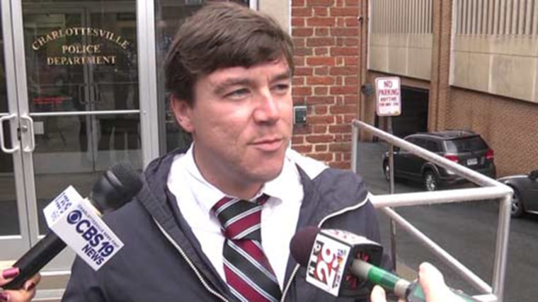 Jason Kessler outside Charlottesville General District Court