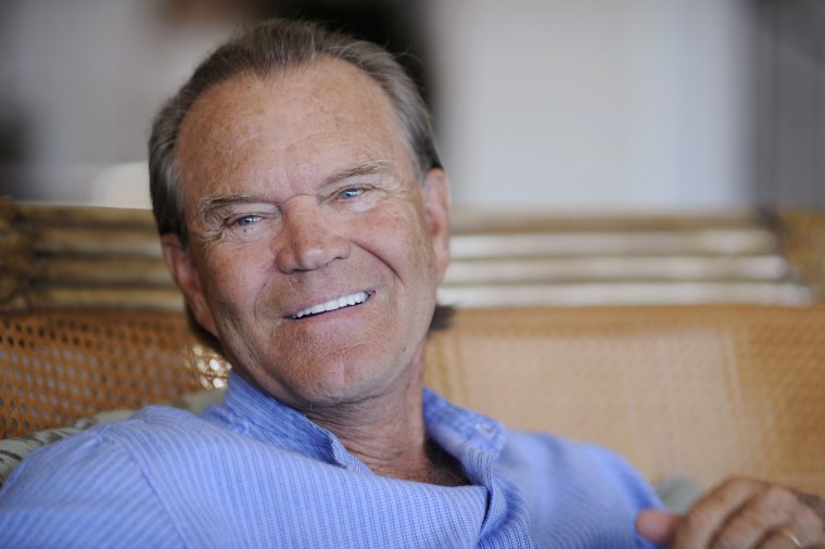 Image: Glen Campbell is photographed at his home in Malibu