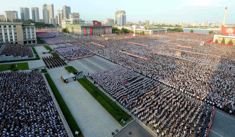 Image: Pyongyang Mass Rally