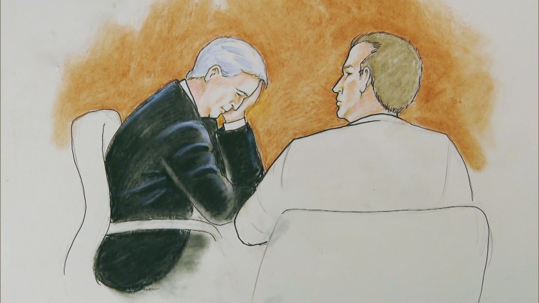 Image: David Mueller appears in court in Denver