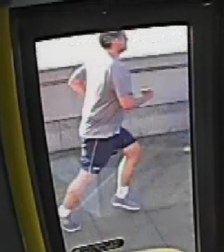 Image: Police appeal to find jogger after woman pushed into road