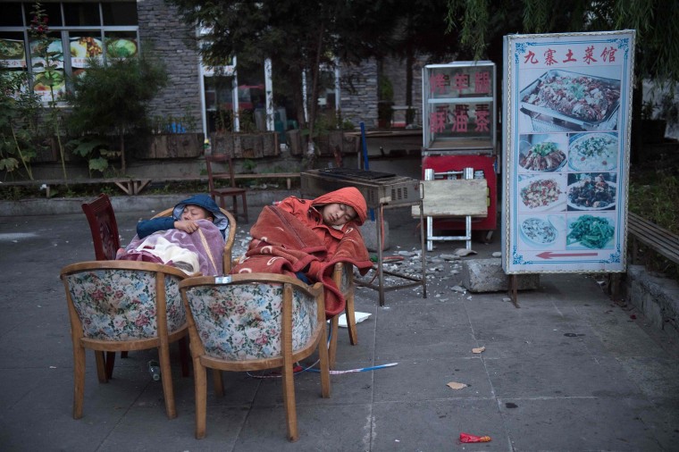 Image: TOPSHOT-CHINA-QUAKE