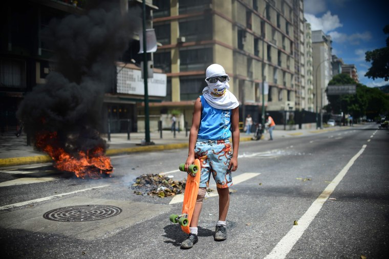 Image: VENEZUELA-CRISIS-CONSTITUENT-ASSEMBLY-PROTEST