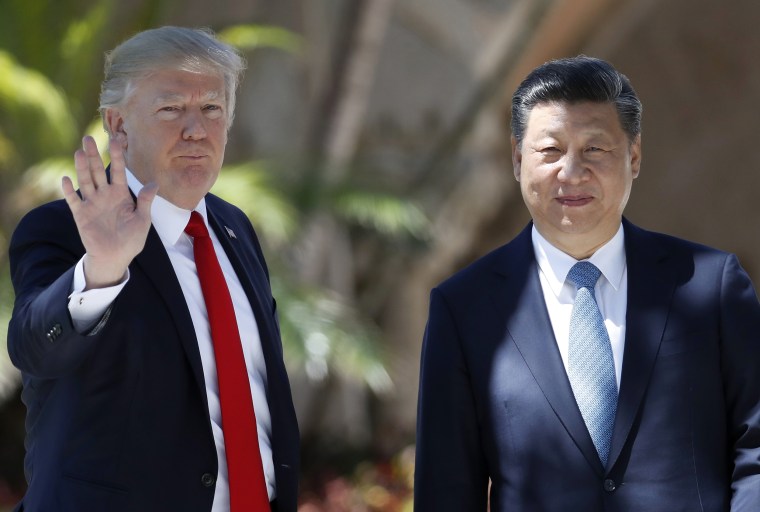 Image: Trump and China President Xi Jinping