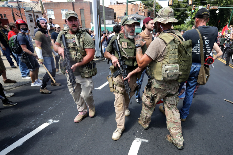 Image: Violent Clashes Erupt at "Unite The Right" Rally In Charlottesville