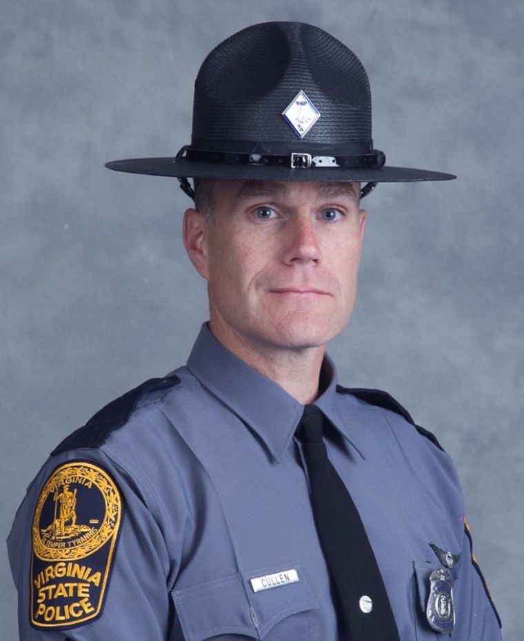 This photo provided by Virginia State Police shows Lieutenant H. Jay Cullen, 48.