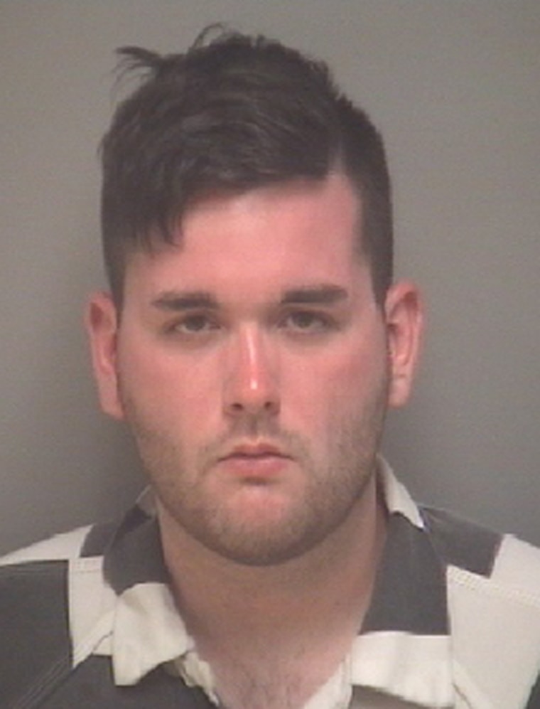 Image: In this handout provided by Albemarle-Charlottesville Regional Jail, James Alex Fields Jr. of Maumee, Ohio poses for a mugshot after he allegedly drove his car into a crowd of counter-protesters killing one and injuring 35 on August 12, 2017 in Cha