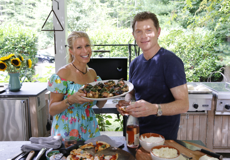 Jill Martin and Bobby Flay