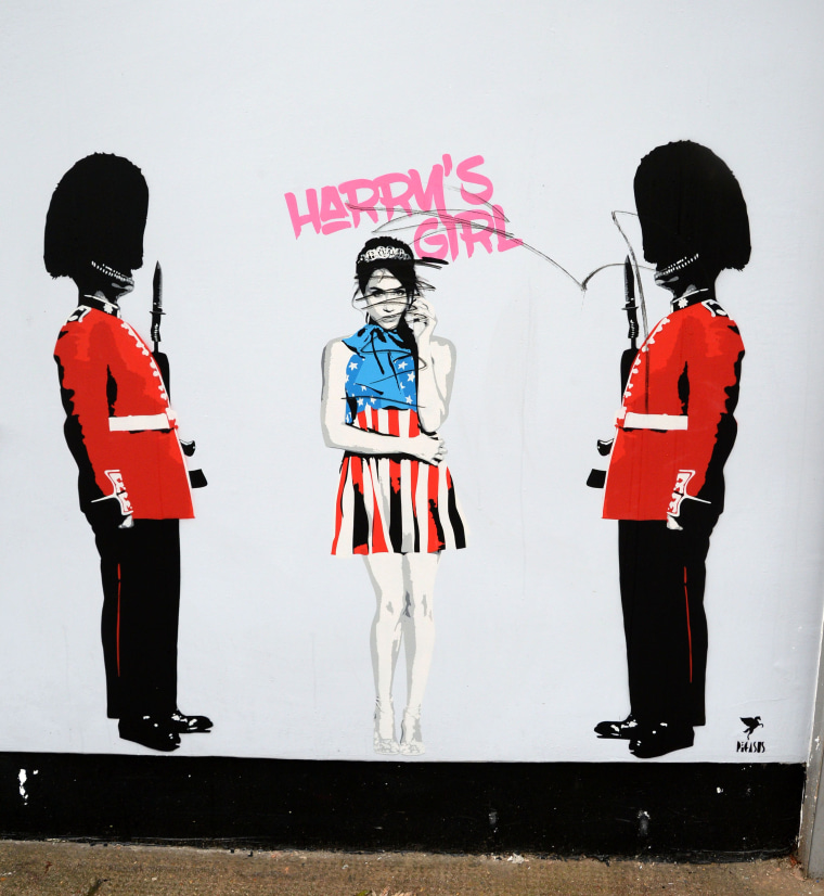 Meghan Markle 'Harry's Girl' graffiti art