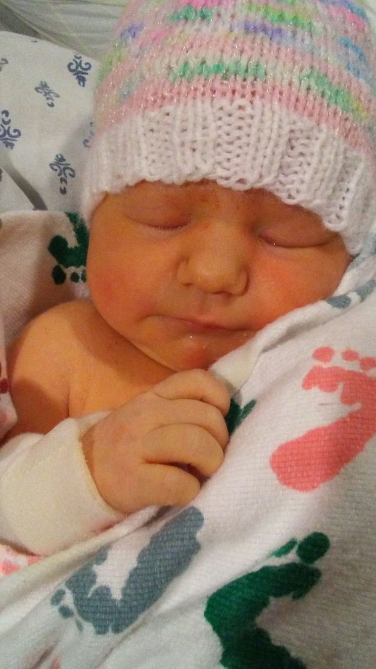 After a surprise pregnancy, Mira Rector was born a healthy baby on August 4. 