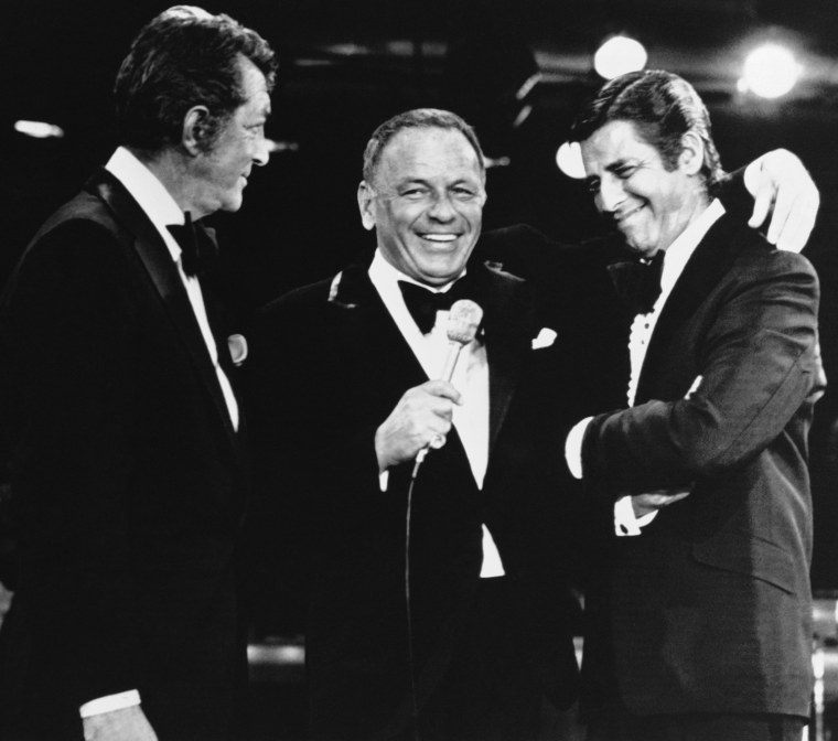Image: Frank Sinatra with Jerry Lewis and Dean Martin