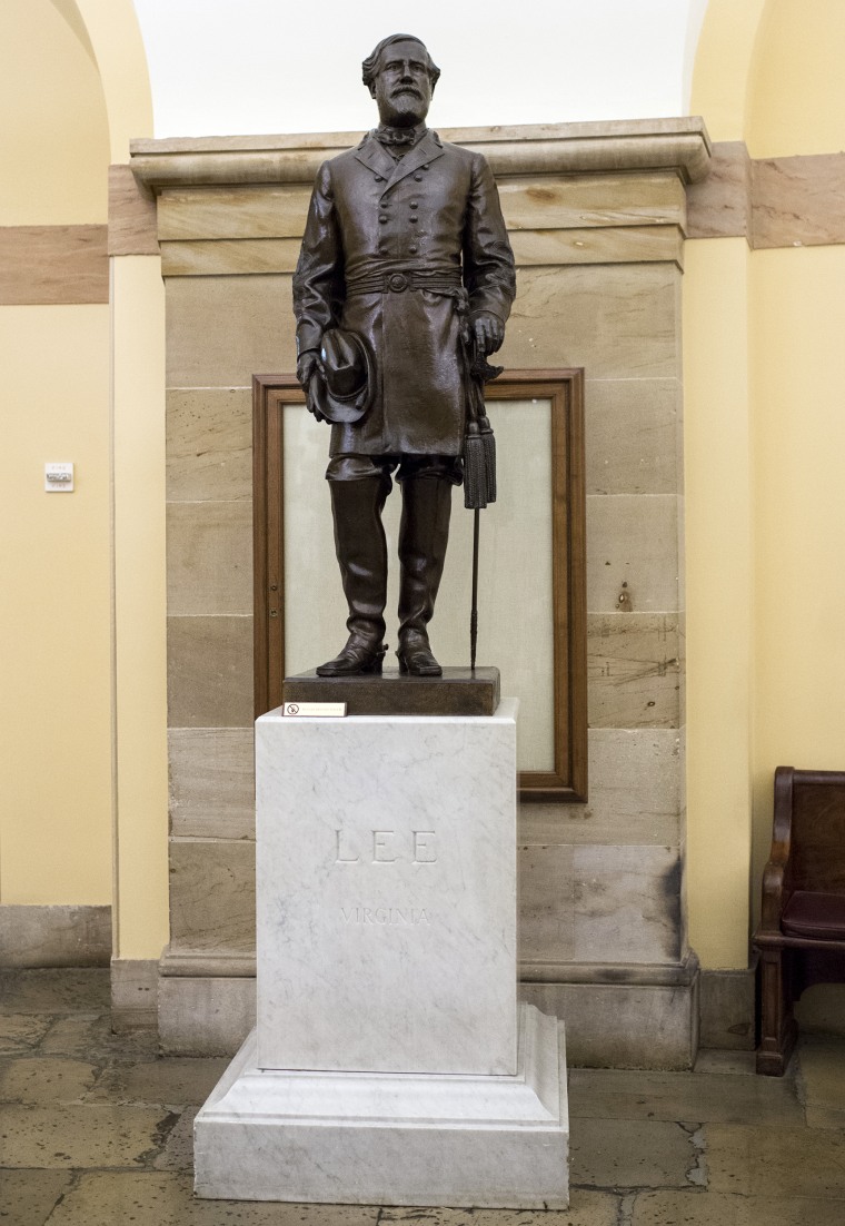Image: Robert E. Lee Statue in the US Capitol