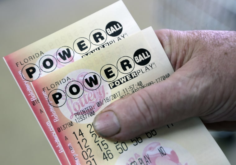 Image: A pair of Powerball tickets in Hialeah, Fla.