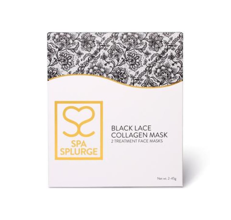 Black Lace Collagen Full Face Mask
