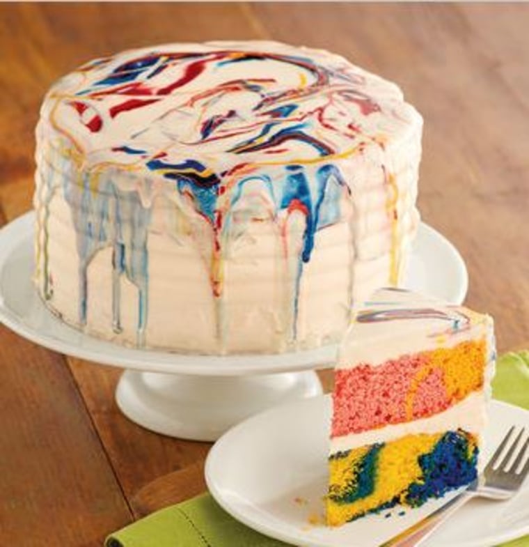 Tie-dye Celebration Cake