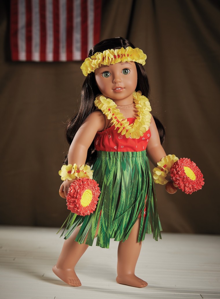 One of the accessories available for Nanea is a traditional hula outfit.