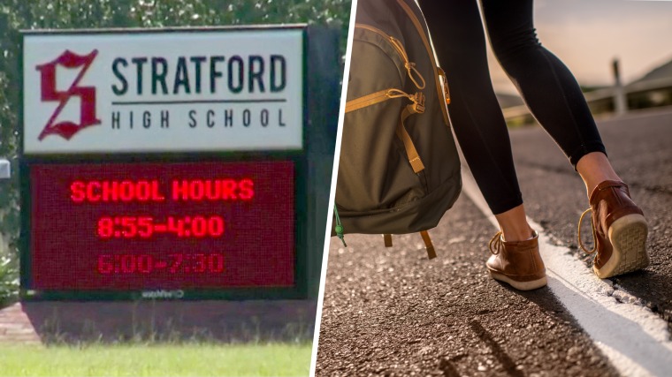 High school principal who told students they couldn't wear leggings unless they were a size 0 or 2.