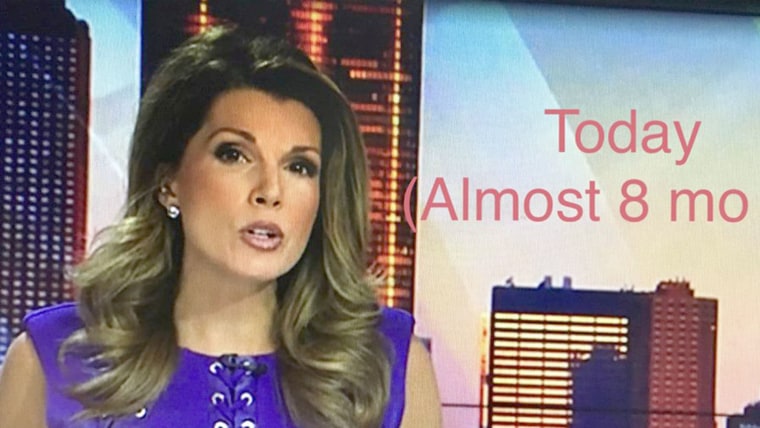 Newscaster fights back after being criticized for her maternity wear.