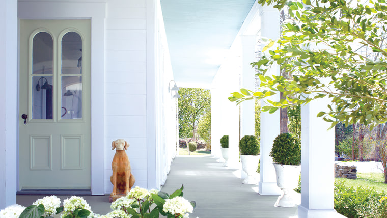 Why many Southern porches have blue ceilings.