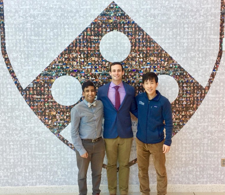 Image: The founders of \"SpectrumScores\" Naveen Jain, Phil Williams and Jun Jeon.