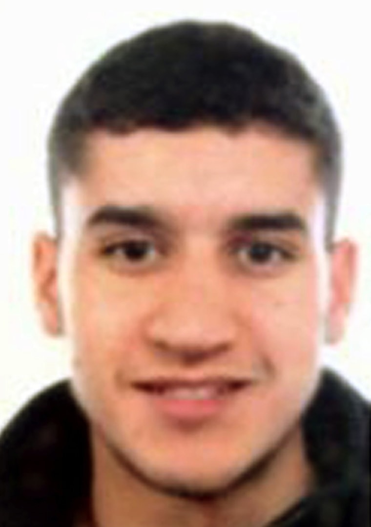 Image: Younes Abouyaaqoub, one of the suspects in the Spain terror attacks, is on the run.