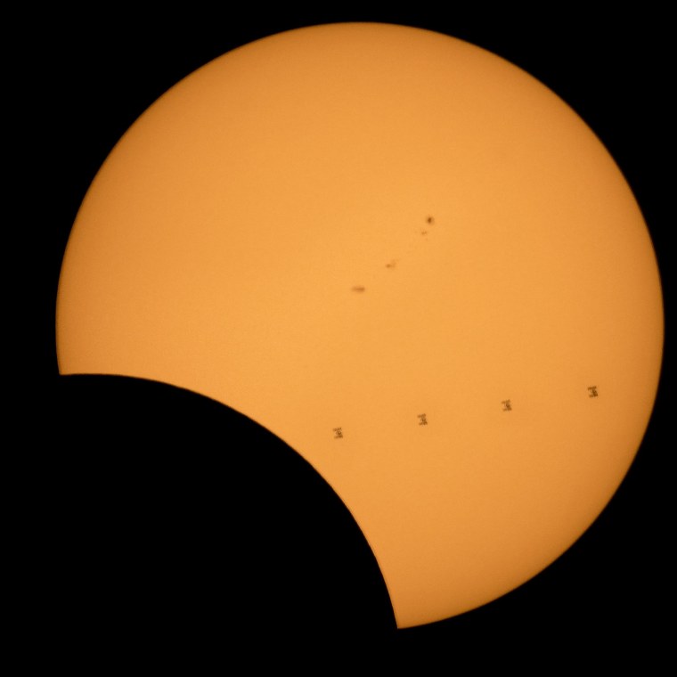 Image: Solar Eclipse Visible Across Swath Of U.S.