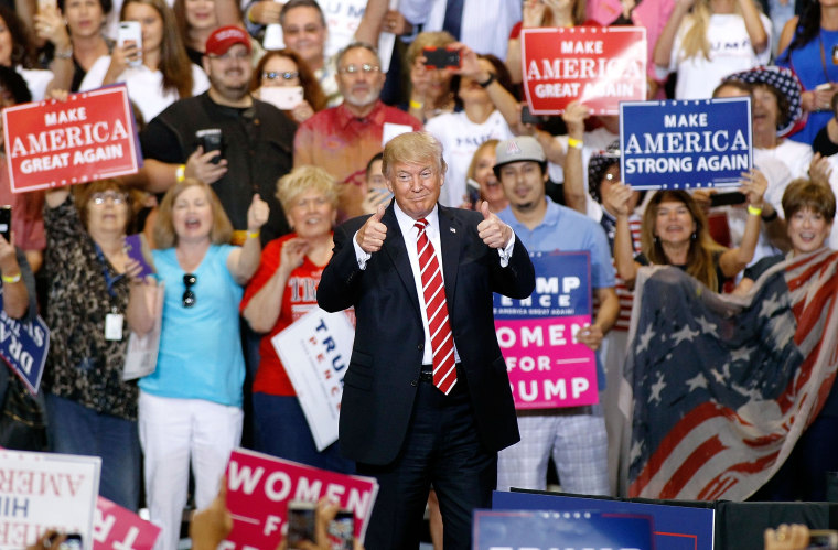Image: President Trump Holds Rally In Phoenix, Arizona