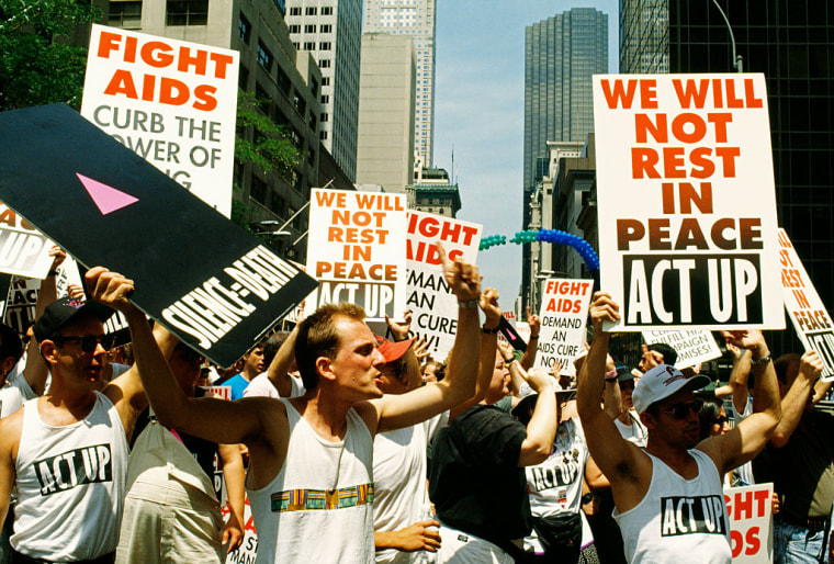 USA - AIDS Activists - ACT-UP Protest March