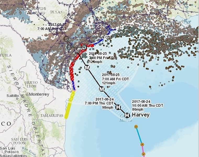 Image: Map of Threatened Gulf Oil Facilities