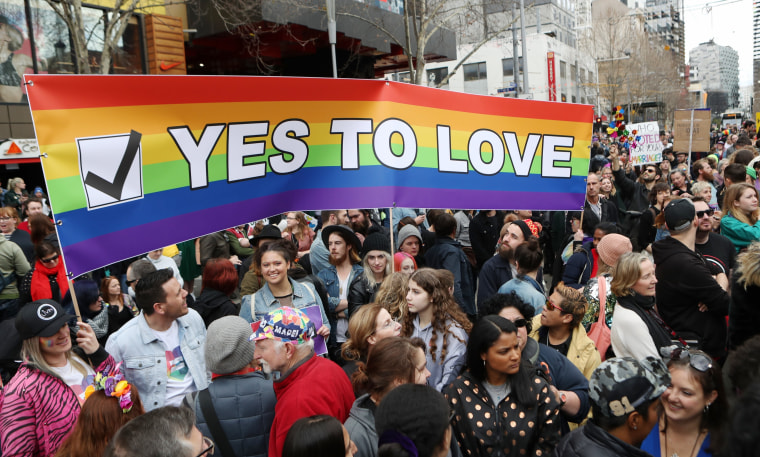 Image: Marriage Equality Rally in Melbourne
