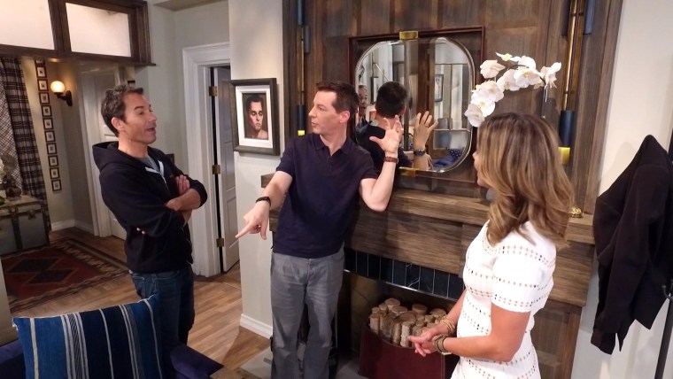 Sean Hayes revealed a secret about Jack's favorite mirror. 