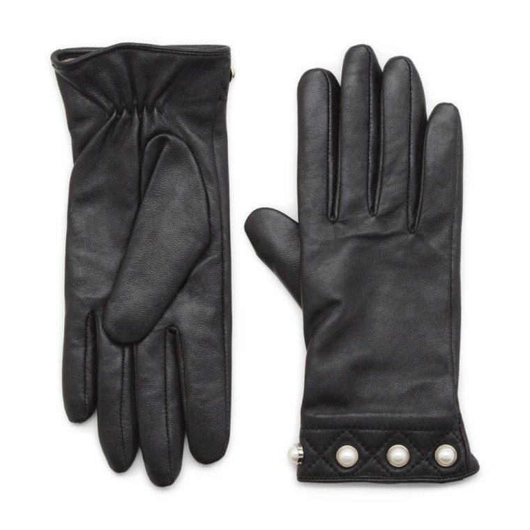 Pearl Leather Gloves