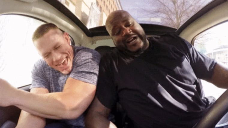 Cena and O'neal Carpool Karaoke