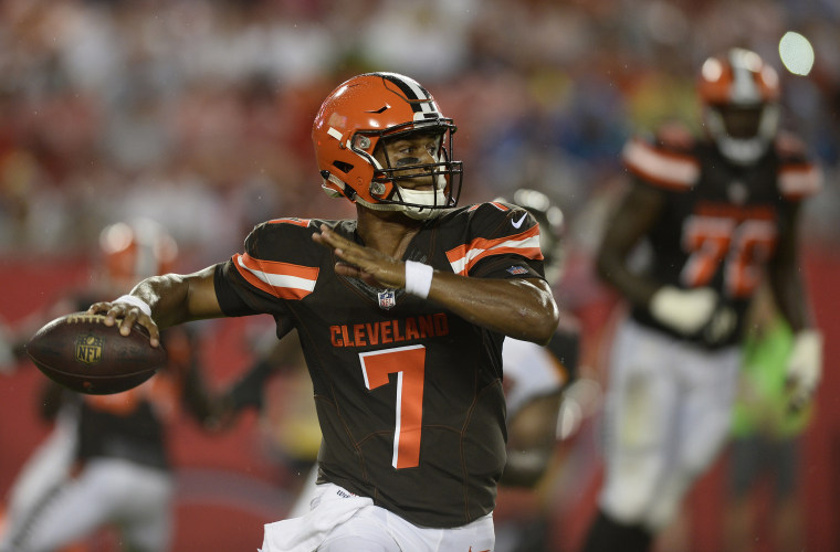 Browns name DeShone Kizer the starter for third preseason game - NBC Sports