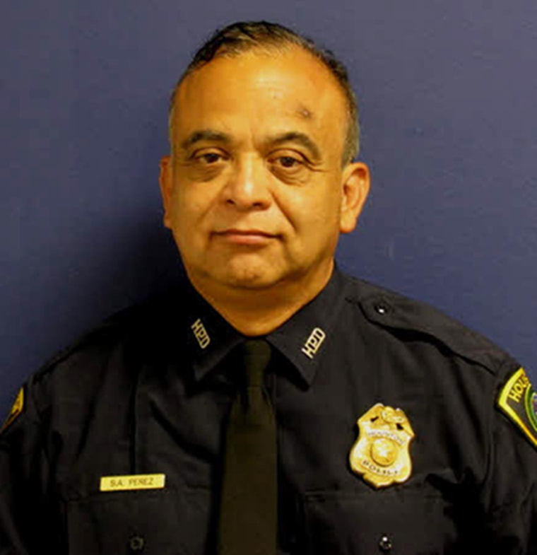 Image: Sergeant Steve Perez, who passed away in his car during flooding of Hurricane Harvey in Houston.