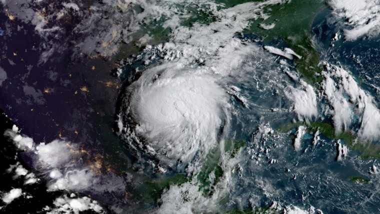 Image: Tropical Storm Harvey in the Gulf of Mexico