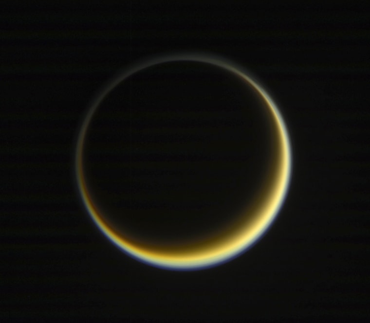 Image: Saturn's moon Titan seen from NASA's Cassini spacecraft