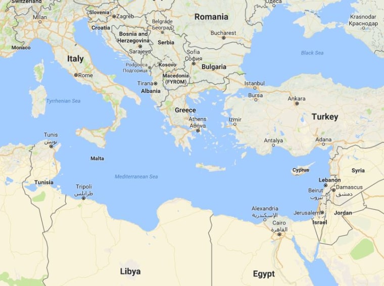 Image: Map showing the location of Libya