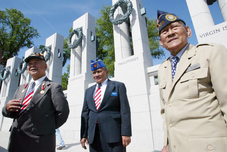 Image: Fillipino American World War II veterans