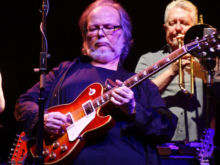 Image: Walter Becker performs with Steely Dan in concert at the Beacon Theatre, New York, Oct. 28, 2016.